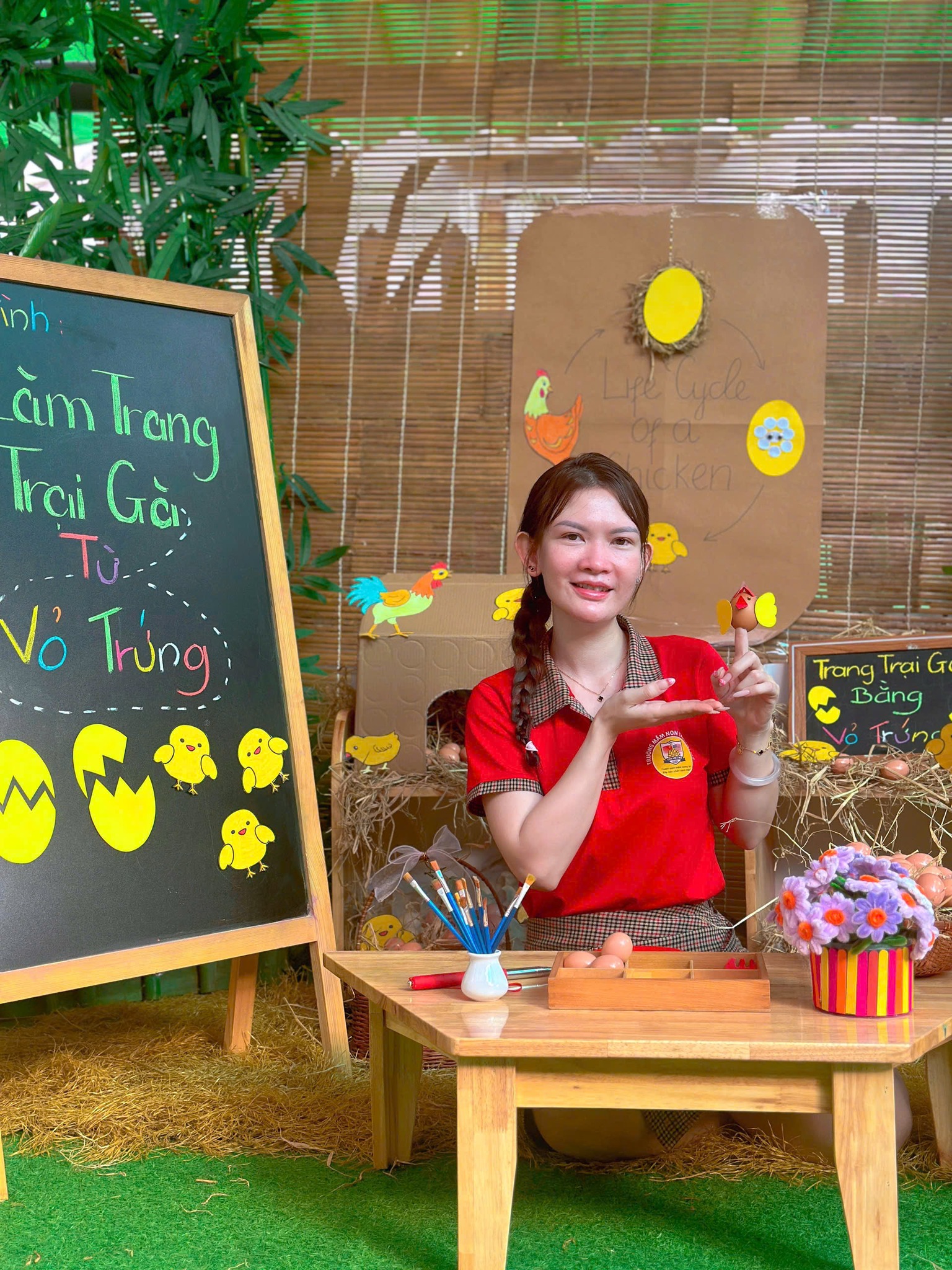 HOẠT ĐỘNG STEAM - LÀM CHÚ GÀ TỪ VỎ TRỨNG